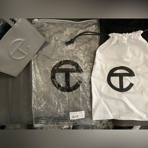 Grey Telfar Shopping Bag, Grey